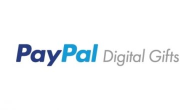 الهدايا الرقمية من PayPal
