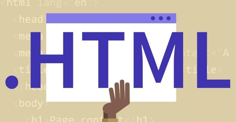 إنشاء ملف HTML