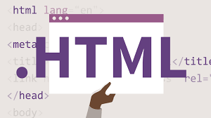إنشاء ملف HTML