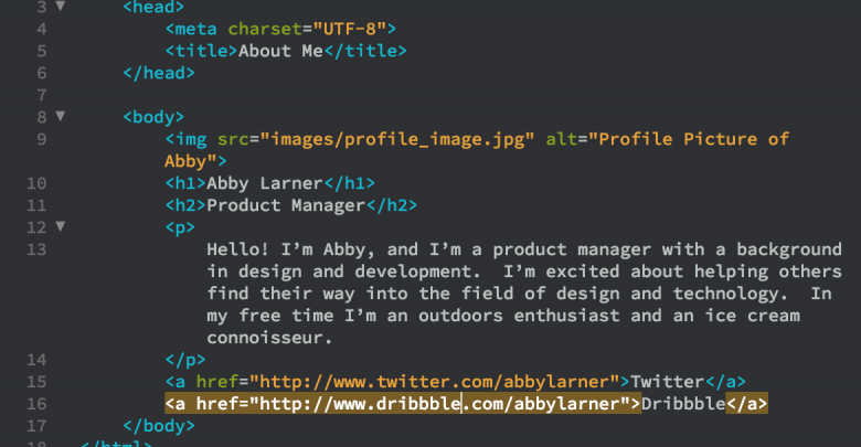 لغة HTML الوسوم الأساسية