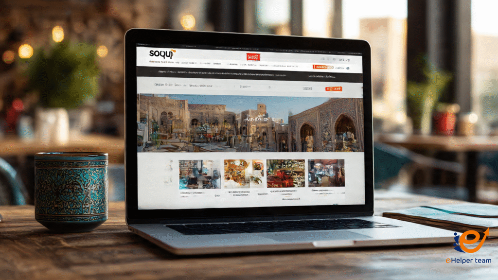 سوق كوم Souq خطوات فتح حساب أفلييت Affiliate 1 سوق كوم souq