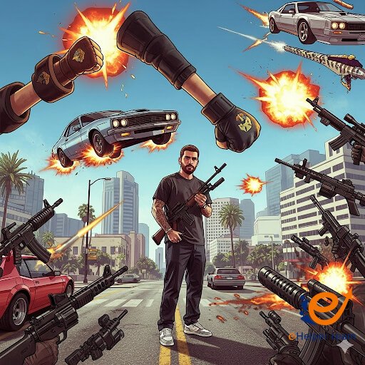 شيفرات GTA 5: الفوضى الممتعة التي لا تزال تتربع على عرش الألعاب في 2025 1 شيفرات GTA 5
